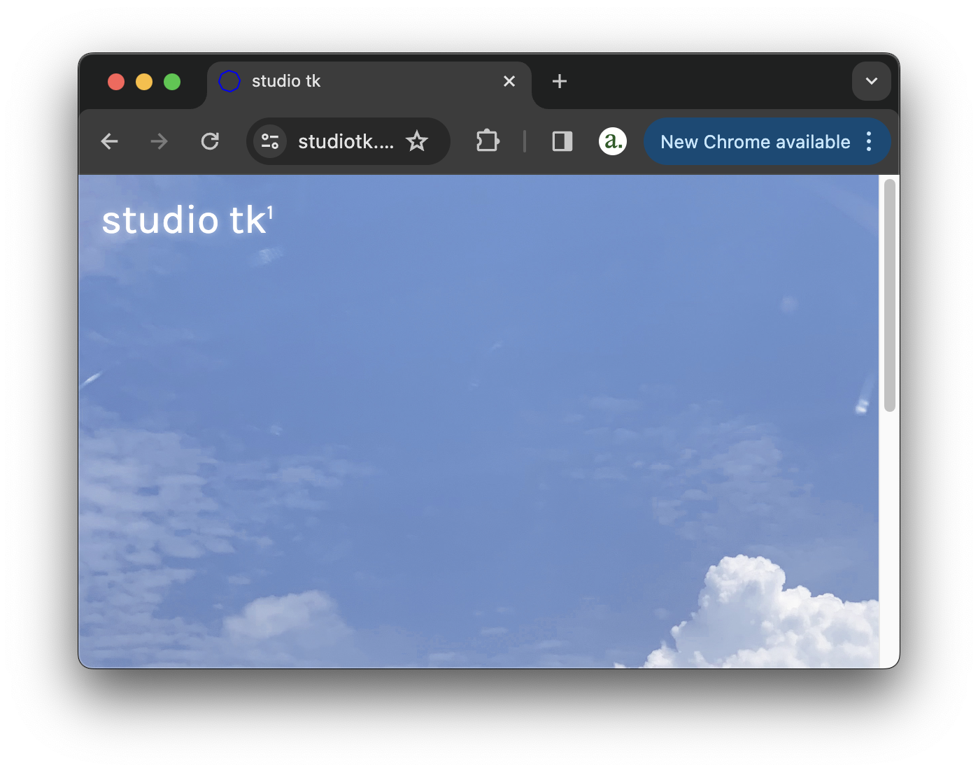 screenshot of studiotk.org